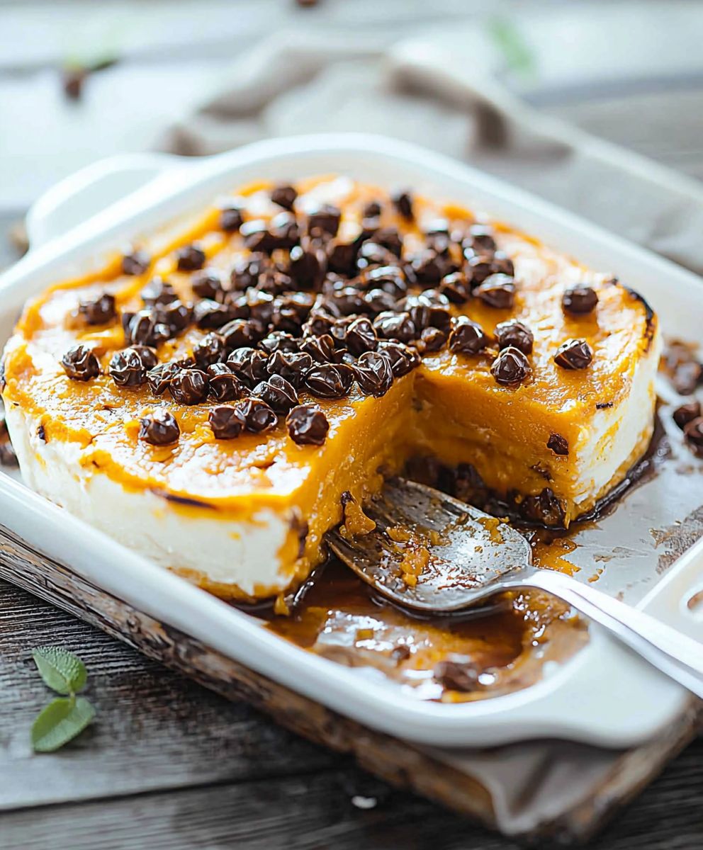 Pumpkin lush dessert