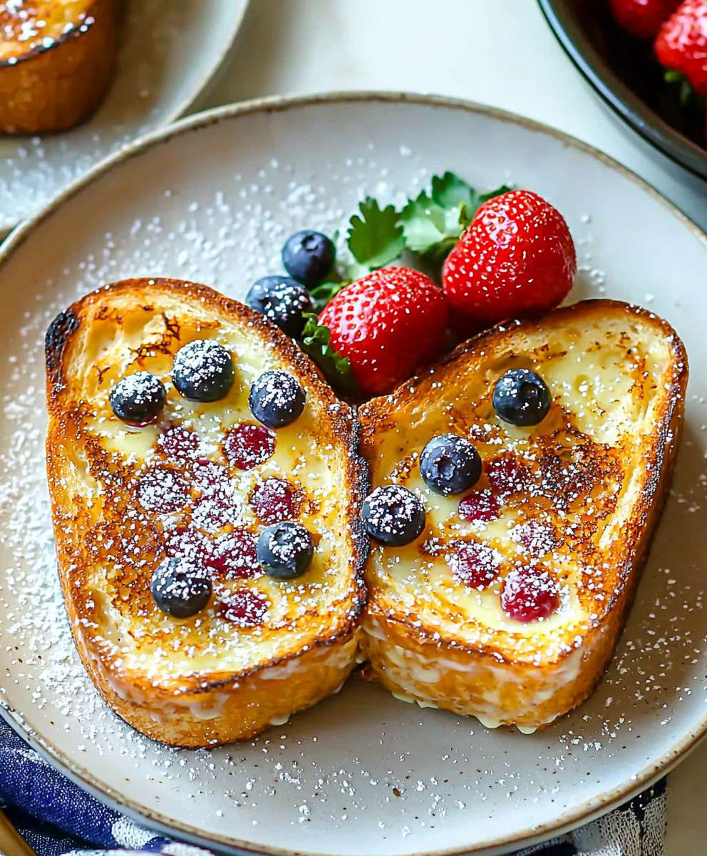 Air Fryer Yogurt Custard Toast