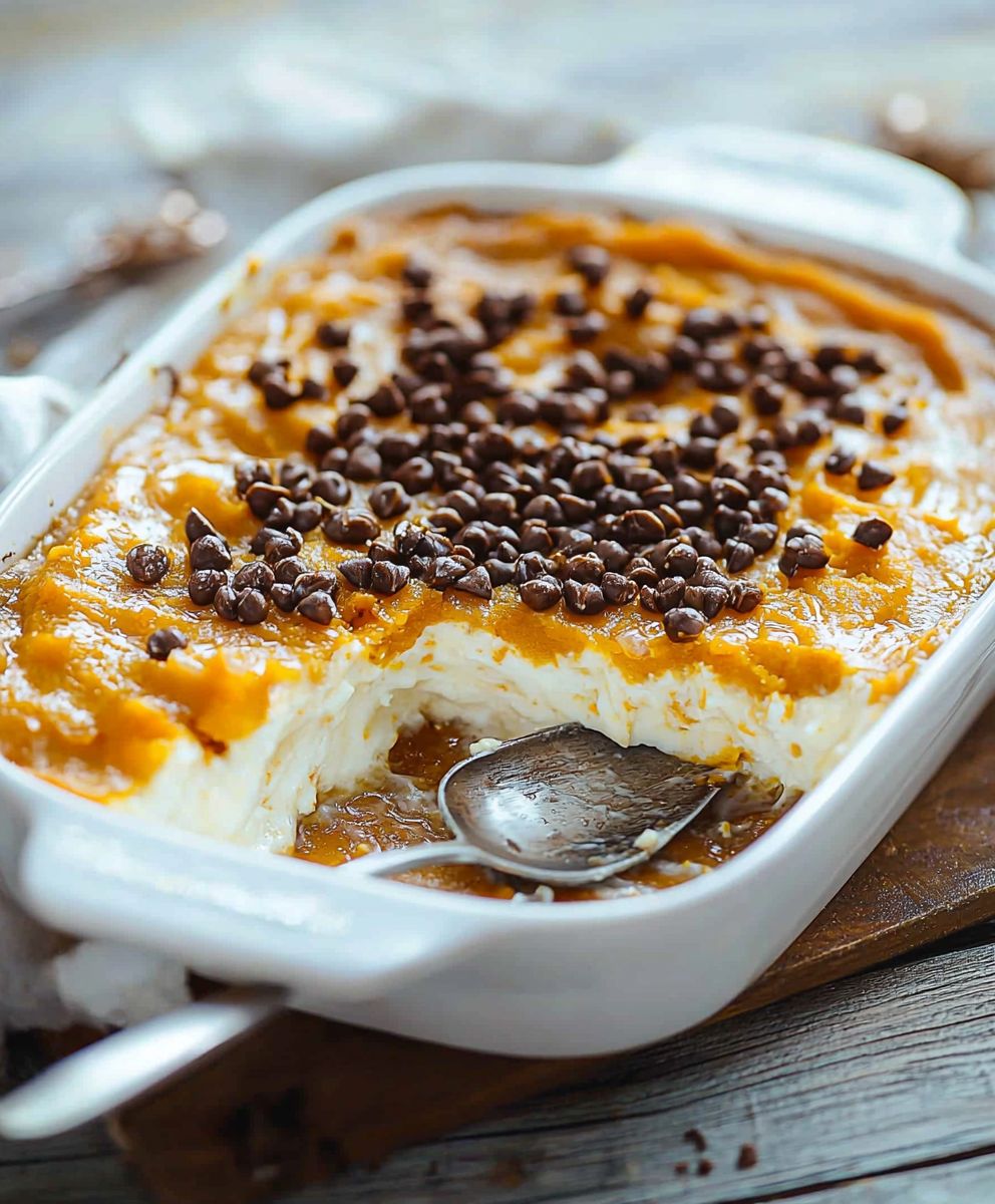 Pumpkin lush dessert