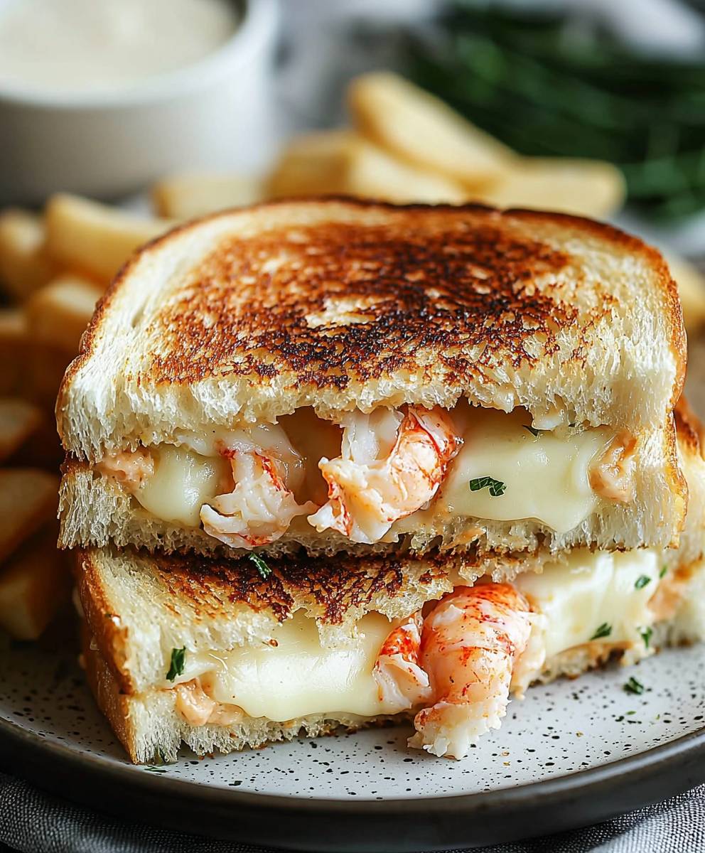 Lobster grilled cheese