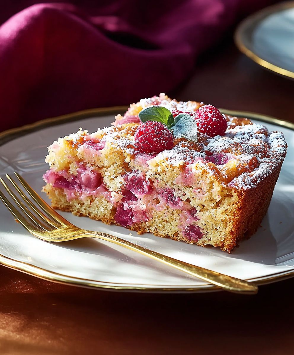 Rhubarb Cake