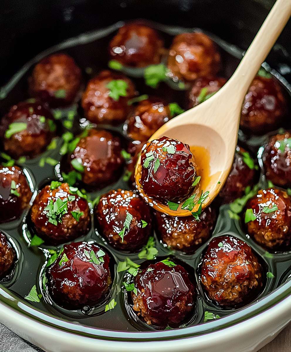 Grape Jelly Meatballs