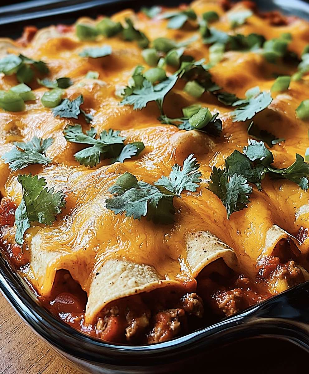 Beef Enchilada Bake