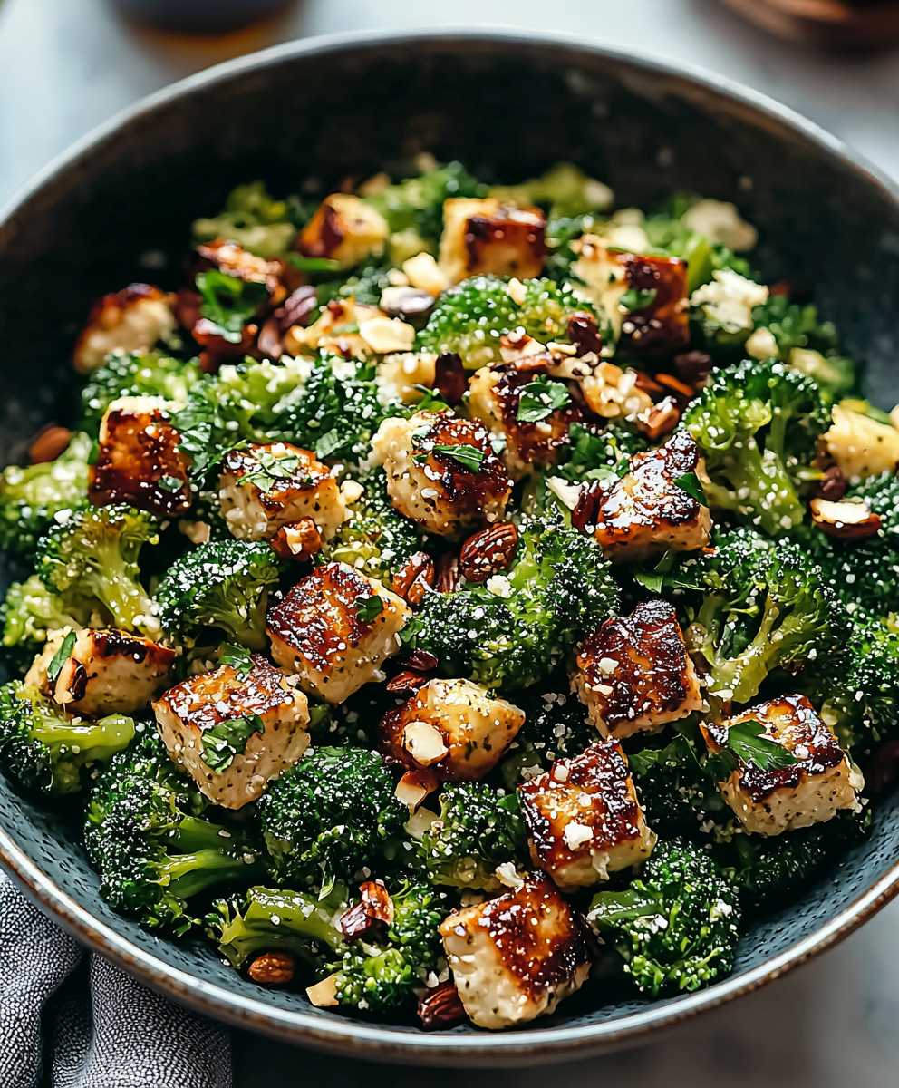 Roasted Broccoli Salad