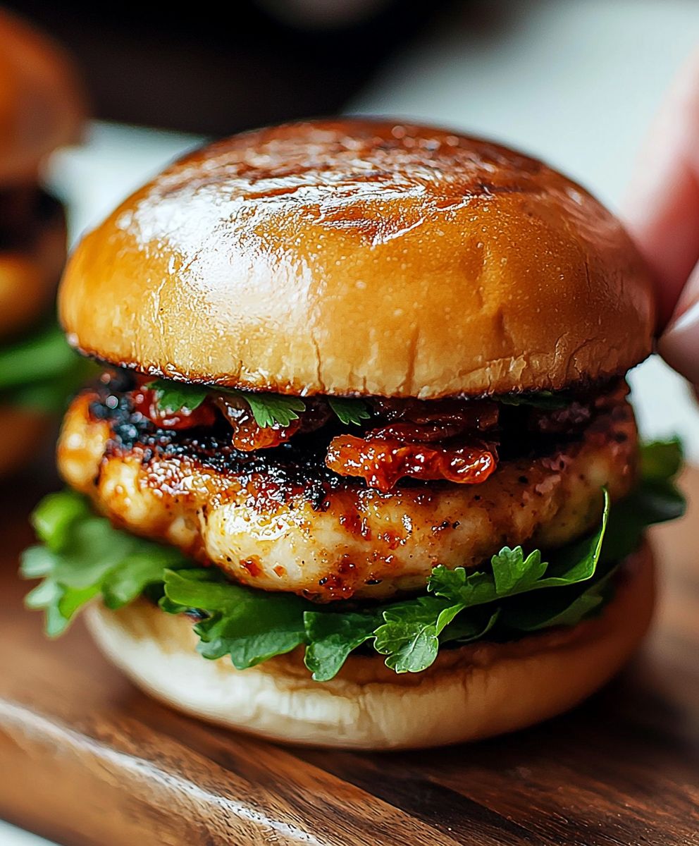 Gochujang Chicken Burgers