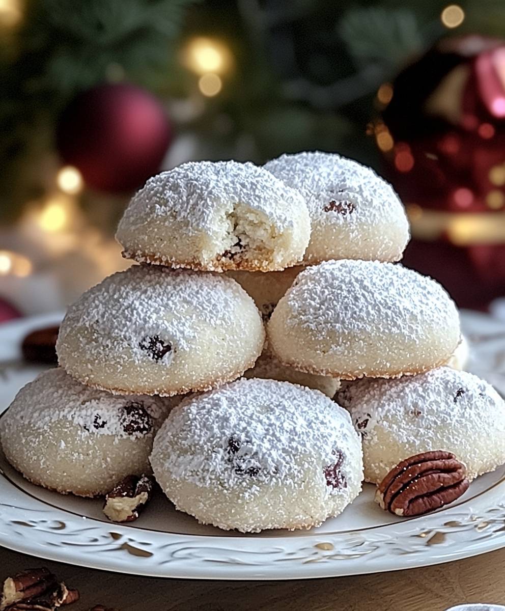 Pecan Snowball Cookies