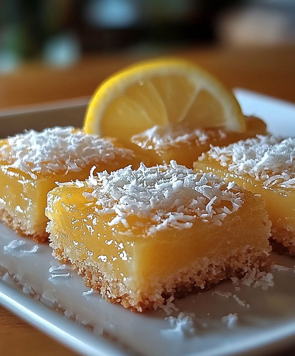 Coconut lemon sweets