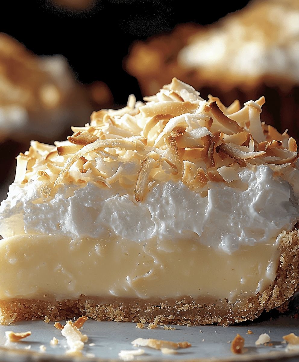 Coconut cream pie