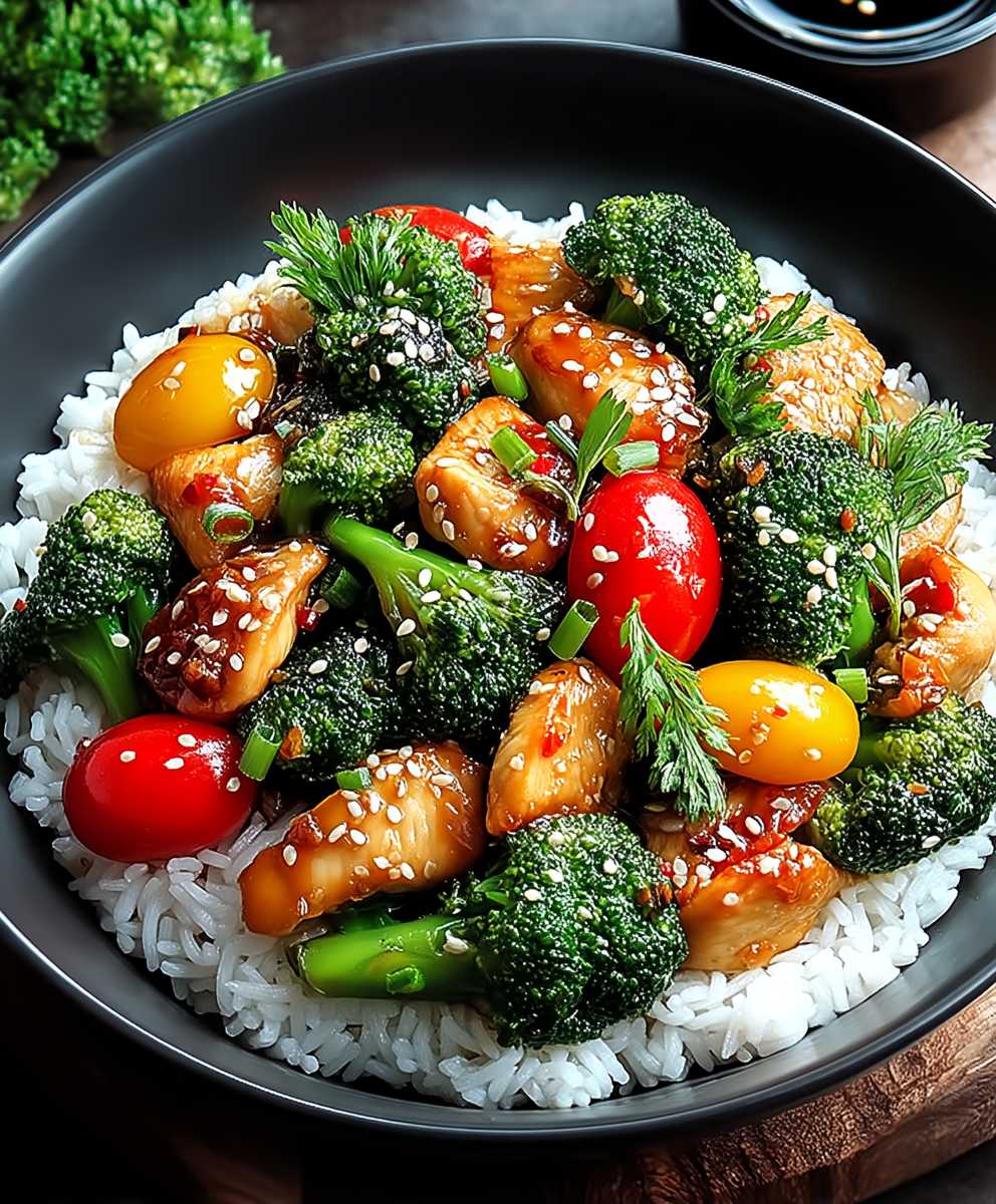Chicken broccoli stir fry