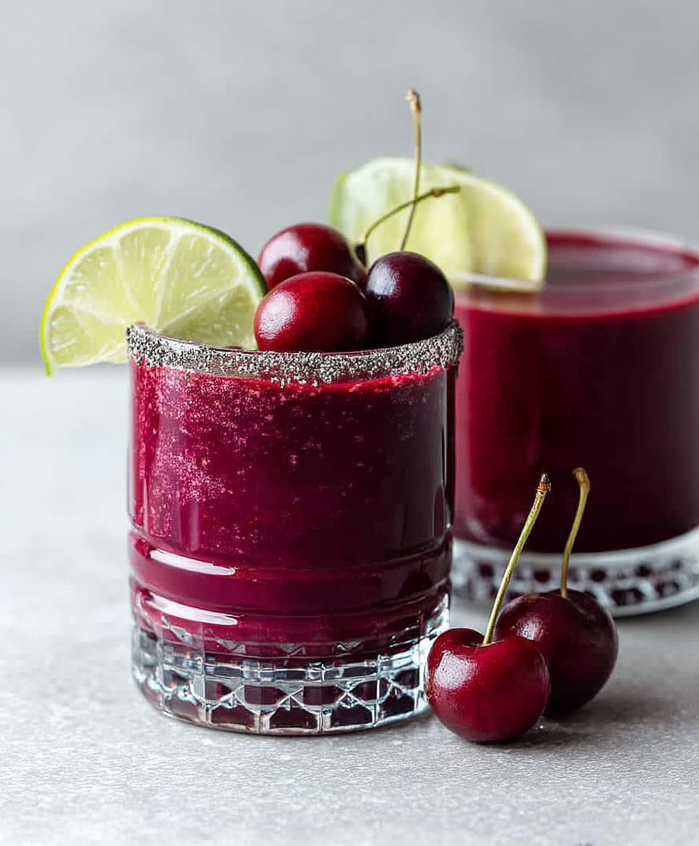 Cherry lime beet smoothie