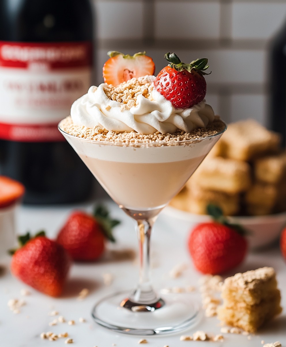Strawberry Shortcake Martini