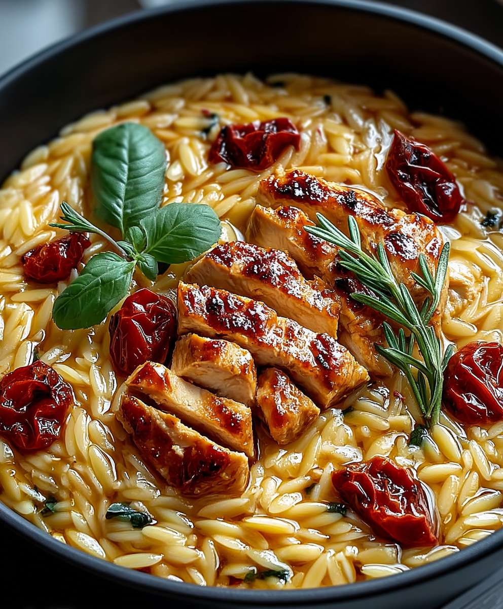 Marry Me Chicken Orzo