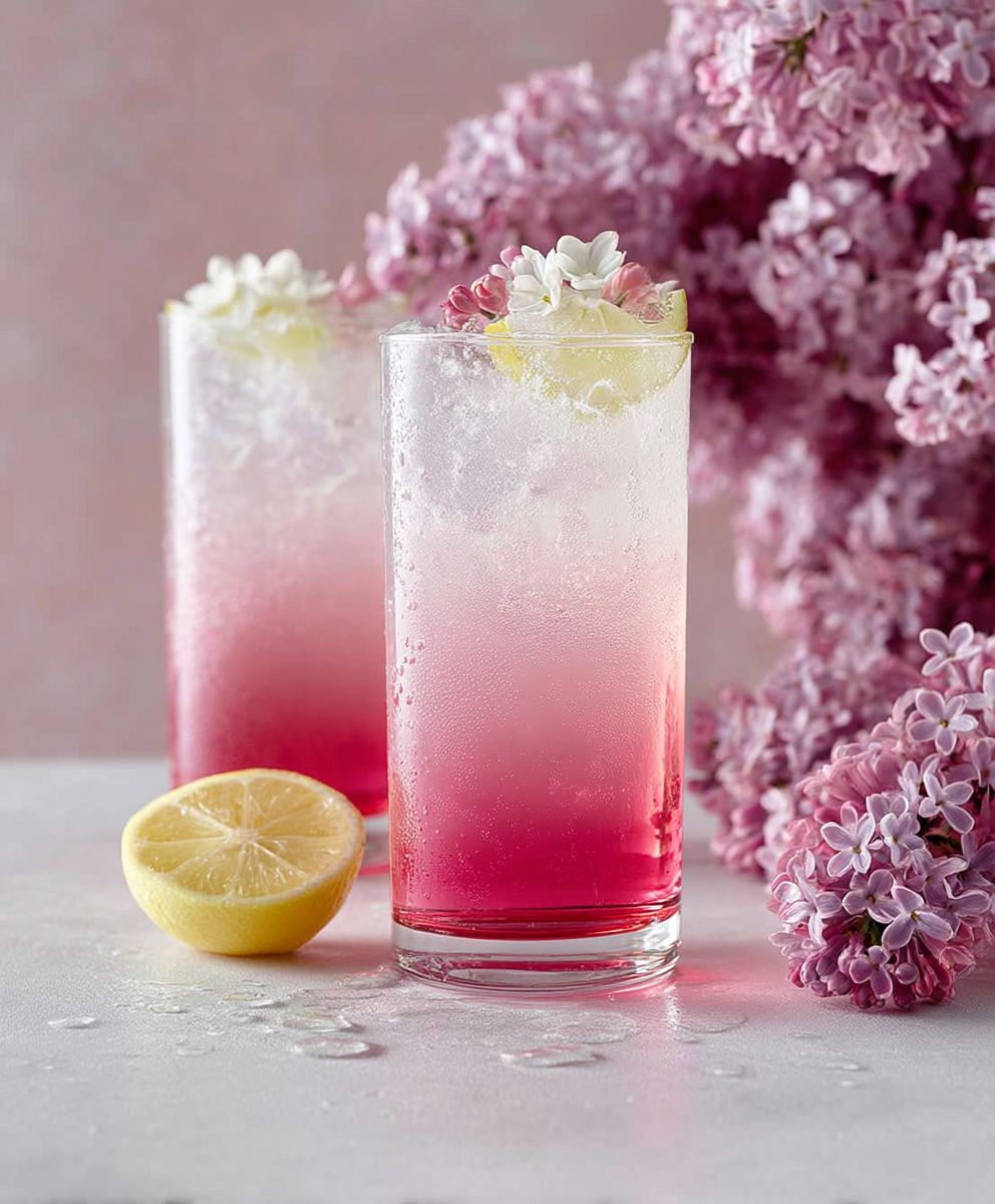 Lilac lemonade