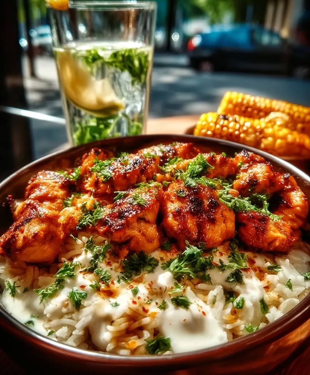 Chicken street corn bowl