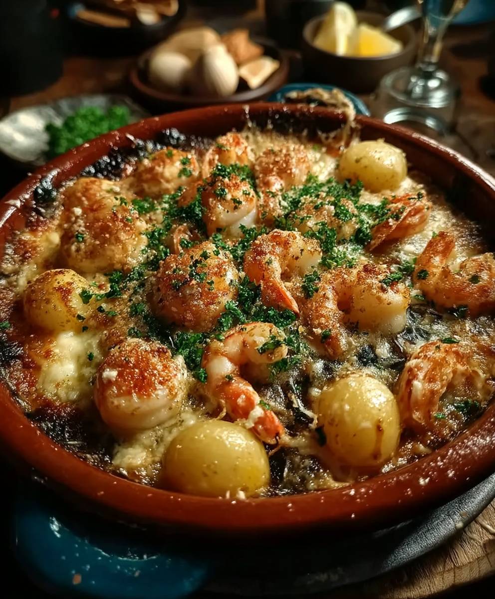 Seafood casserole