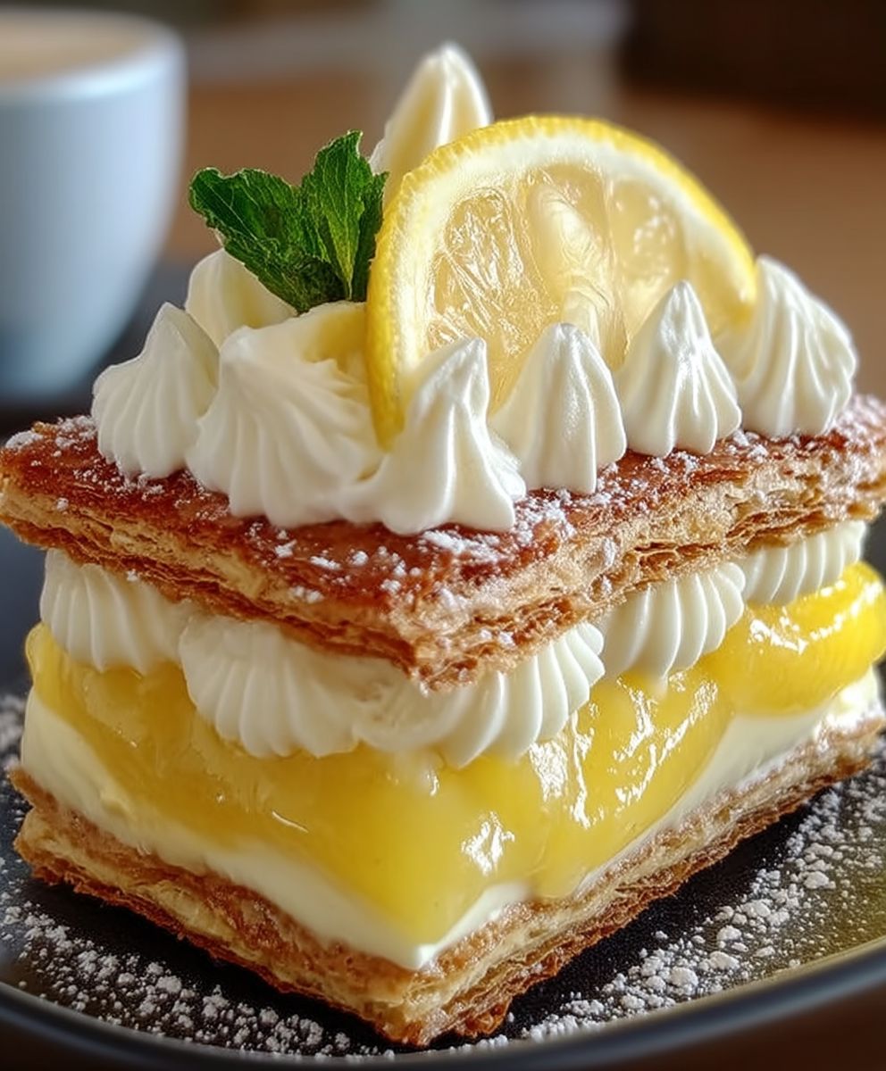 Lemon Éclair Cake