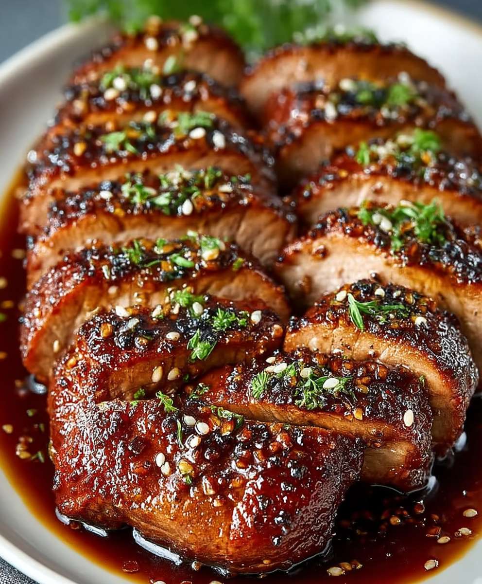 Honey Garlic Pork Tenderloin