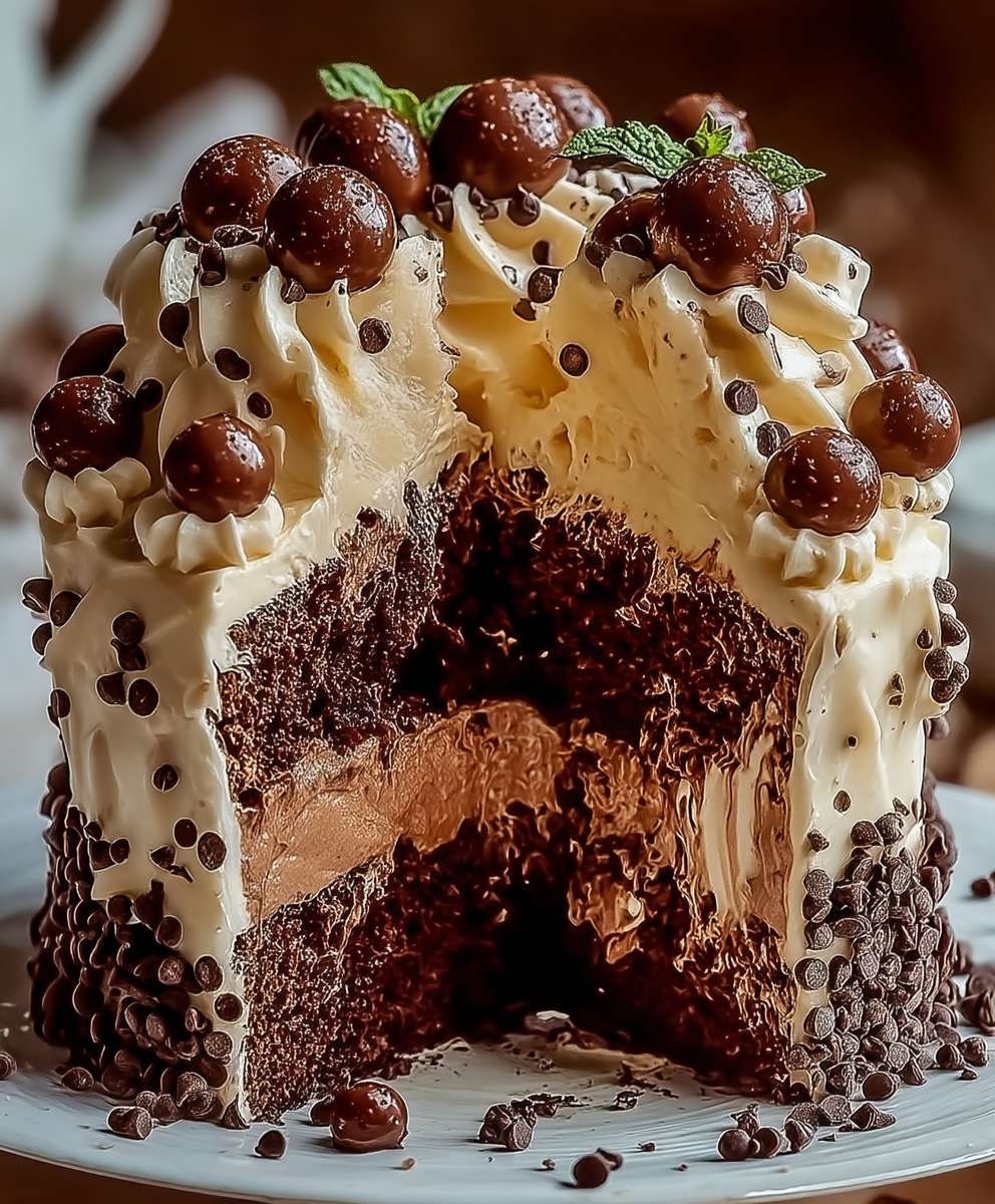 Chocolate Overload Explosion Cake