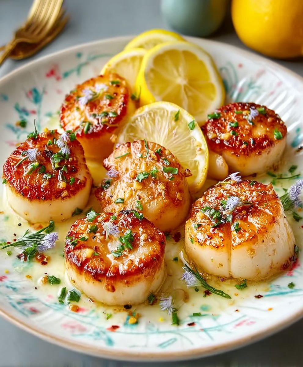 Lemon Butter Scallops