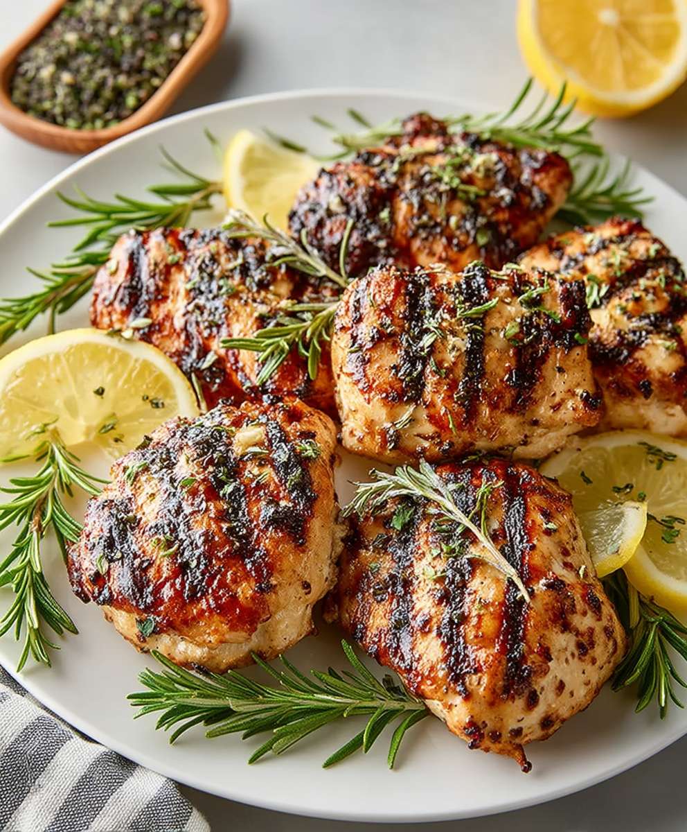 Rosemary lemon grilled chicken