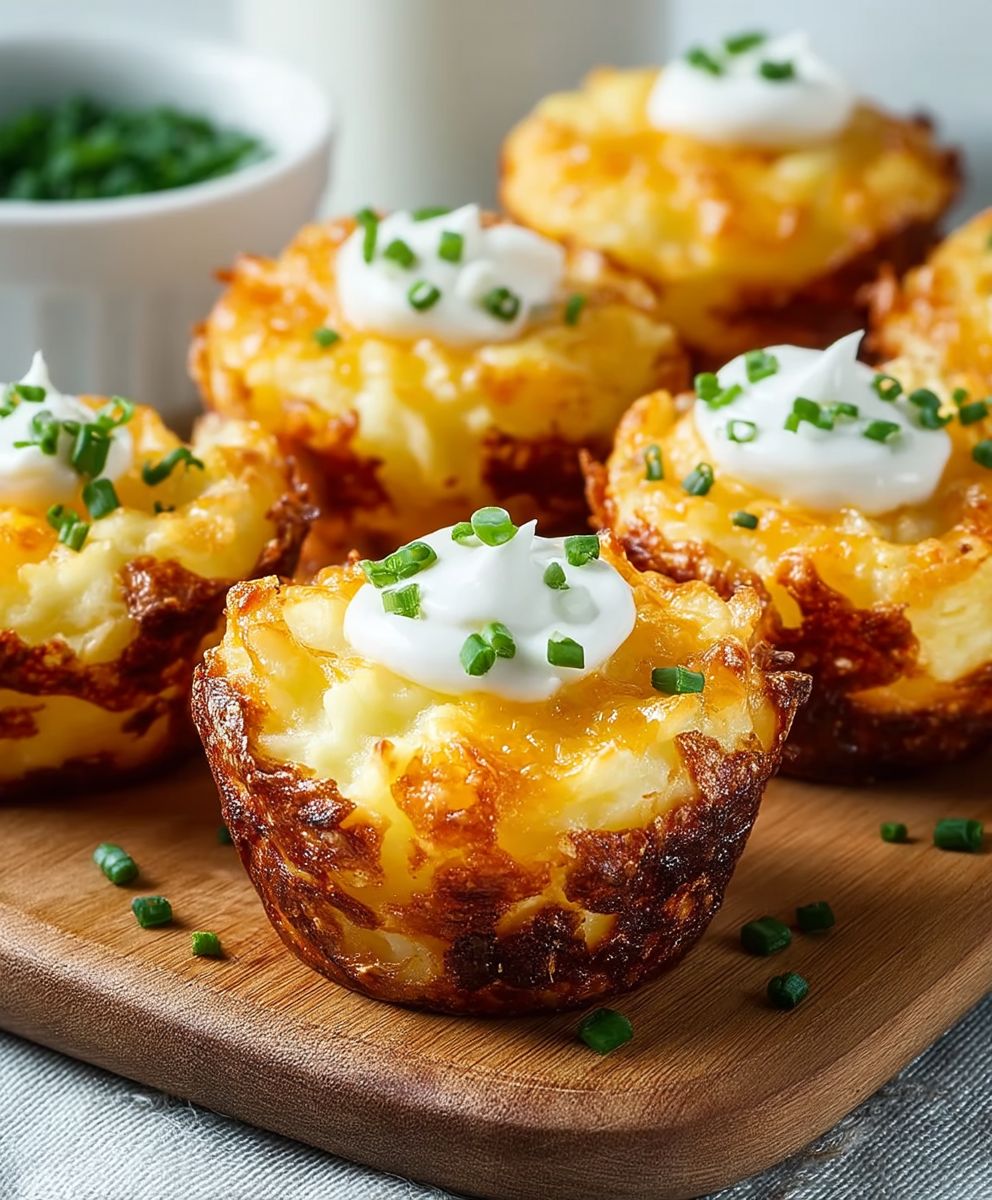 Cheesy Mashed Potato Puffs