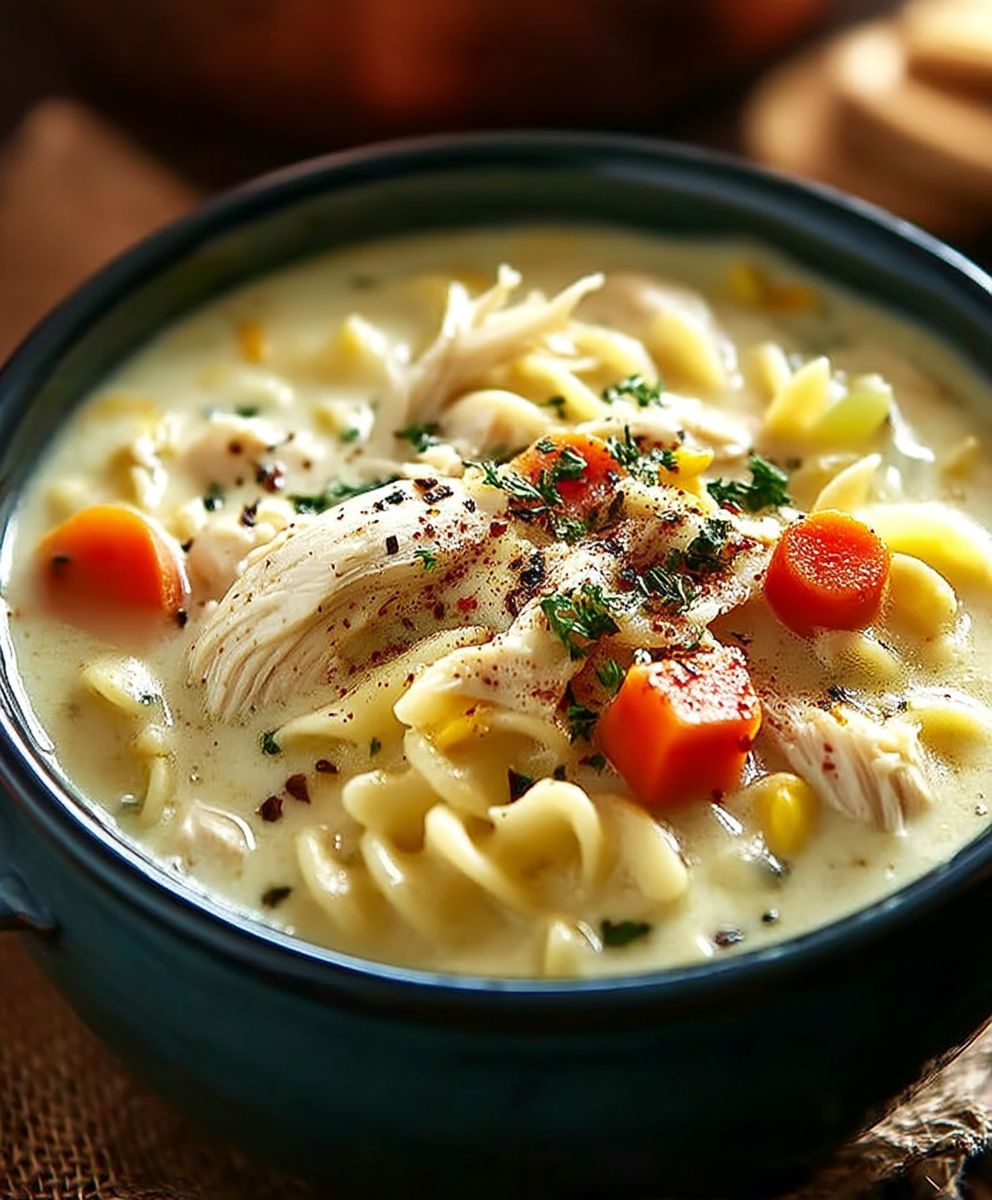 Creamy Chicken Noodle Soup
