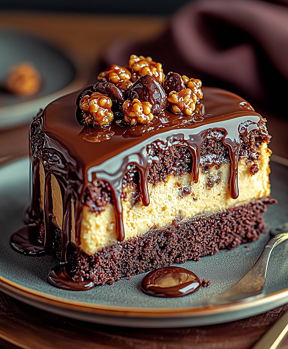 Turtle Caramel Cake