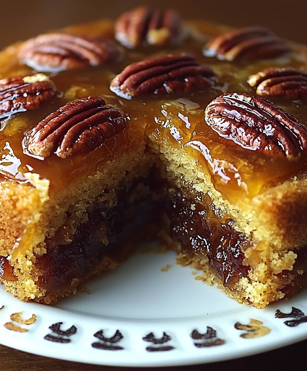 Pecan Upside Down Cake