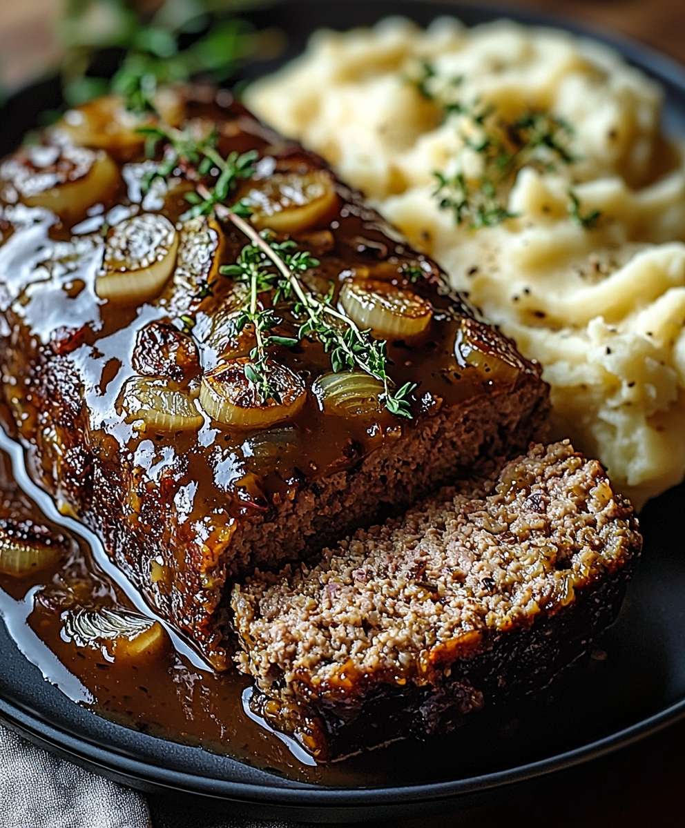 French Onion Meatloaf