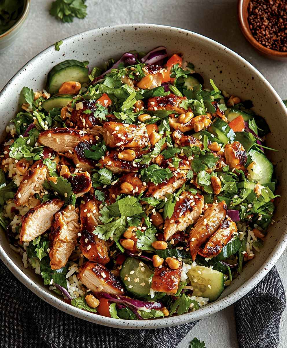 Asian Chicken Crunch Salad