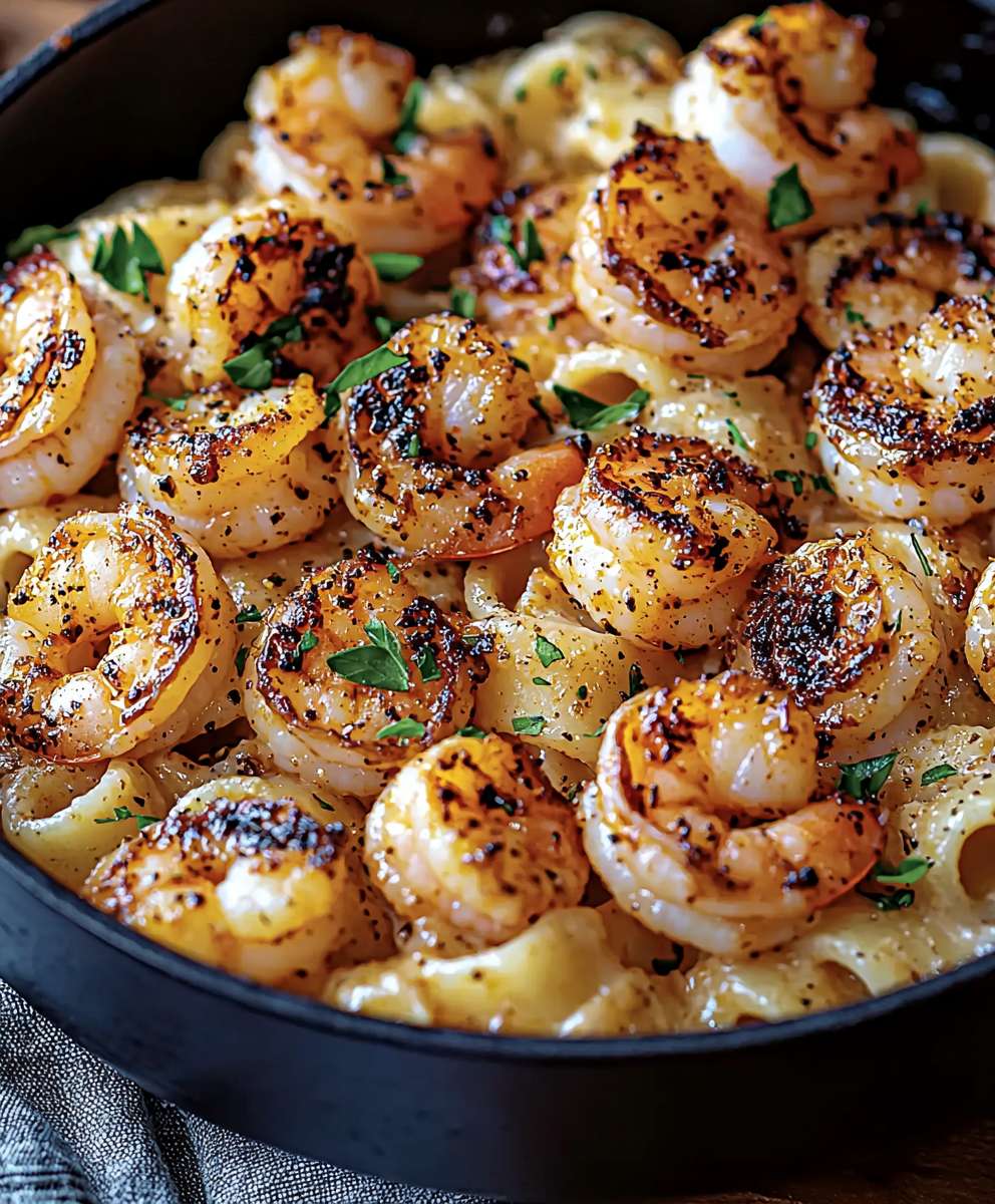 Blackened Shrimp Cavatappi