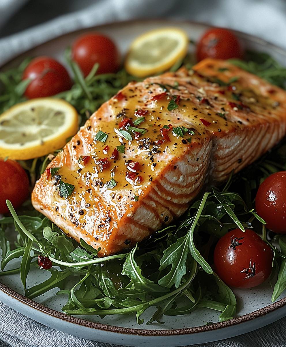 Maple Mustard Salmon