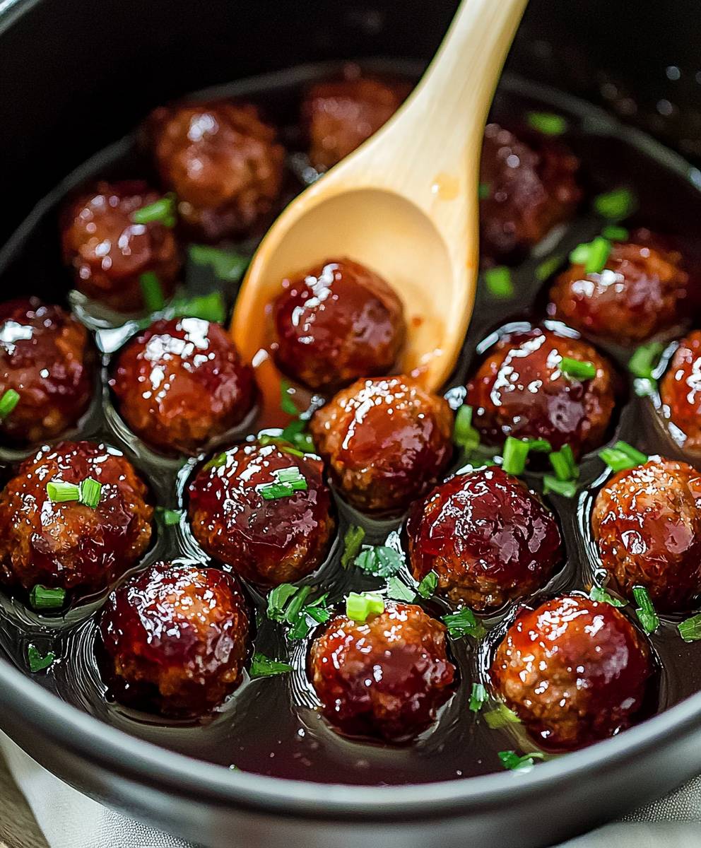 Grape Jelly Meatballs
