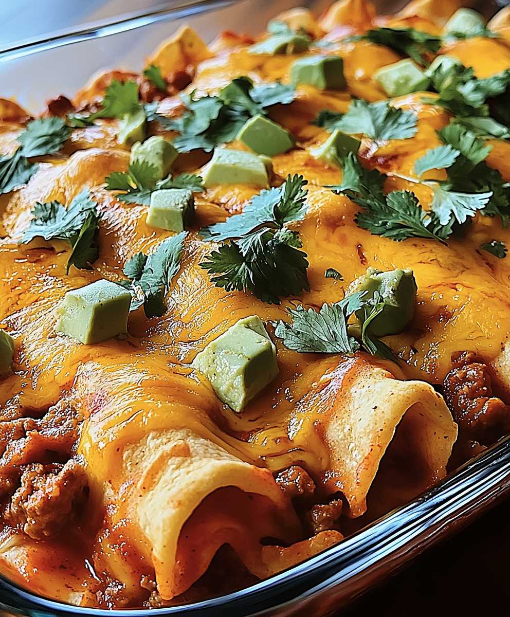 Beef Enchilada Bake