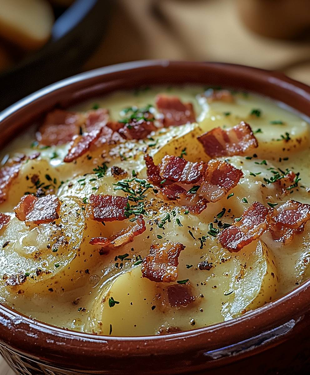 Potato bacon soup