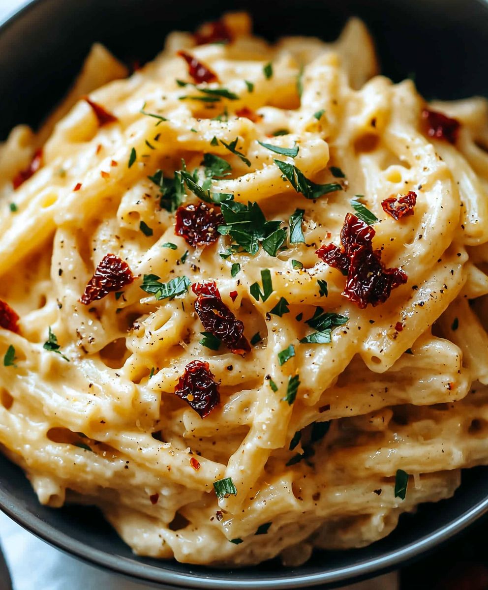 Creamy Garlic Tomato Pasta