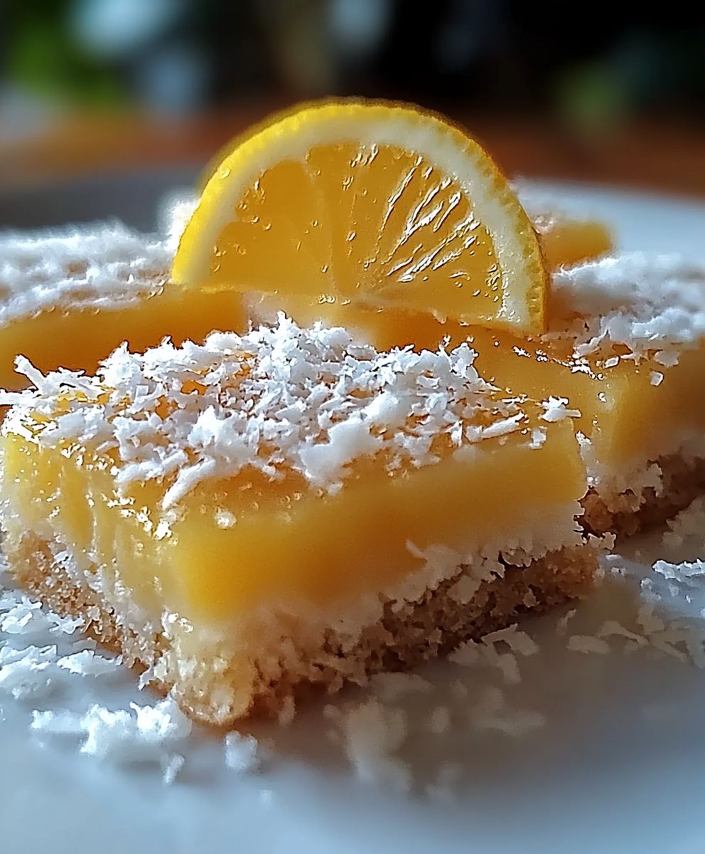 Coconut lemon sweets