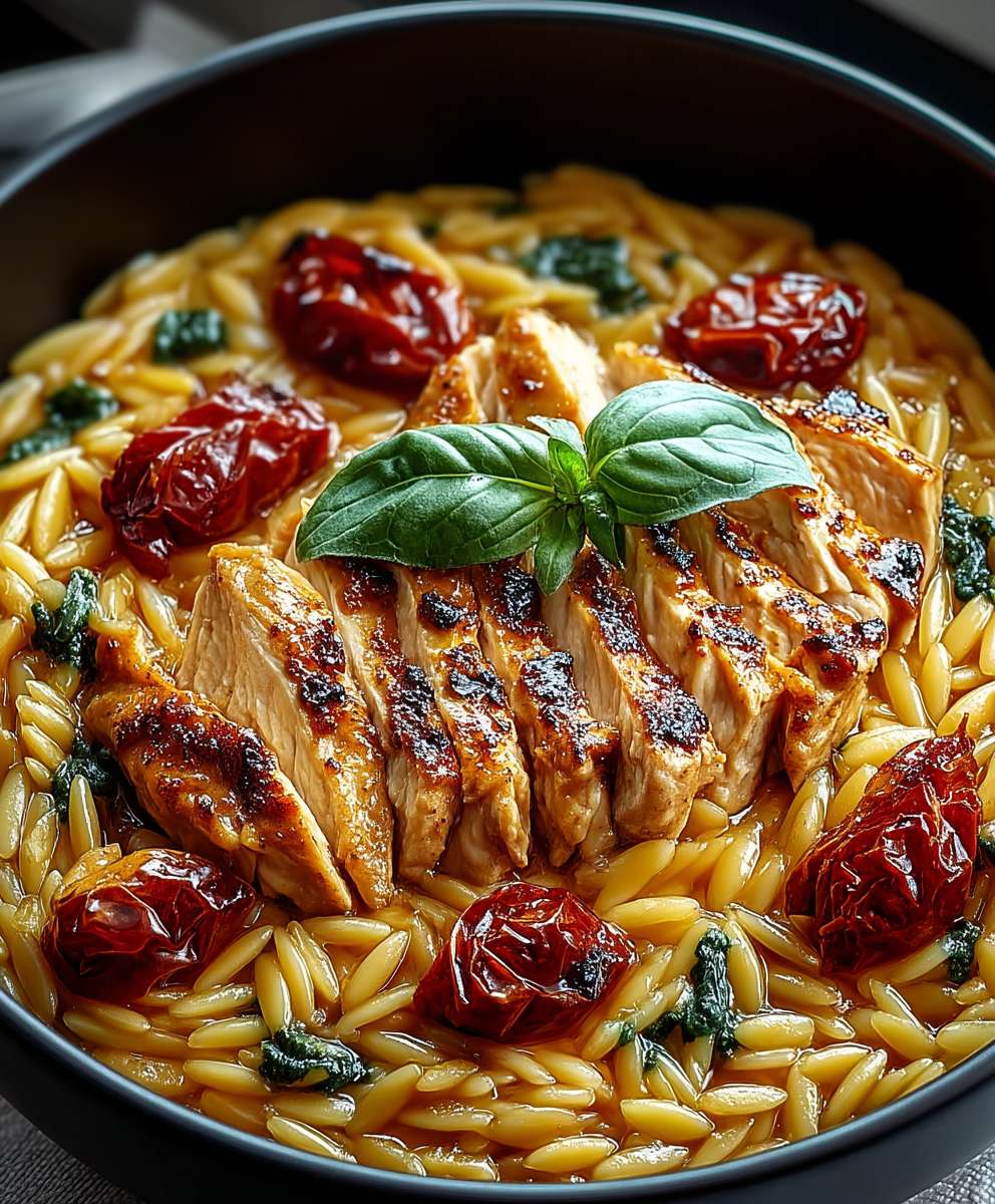 Marry Me Chicken Orzo