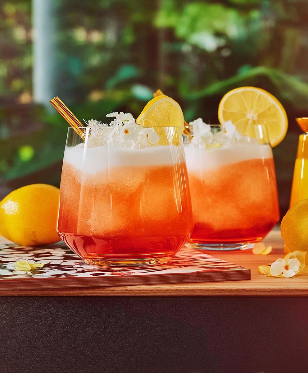 Aperol Sour Cocktail
