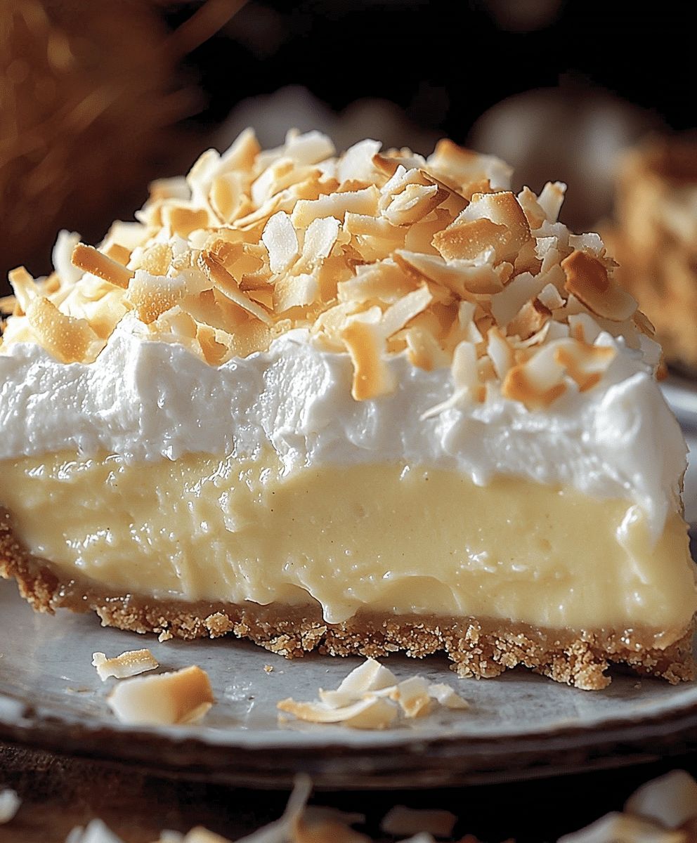 Coconut cream pie