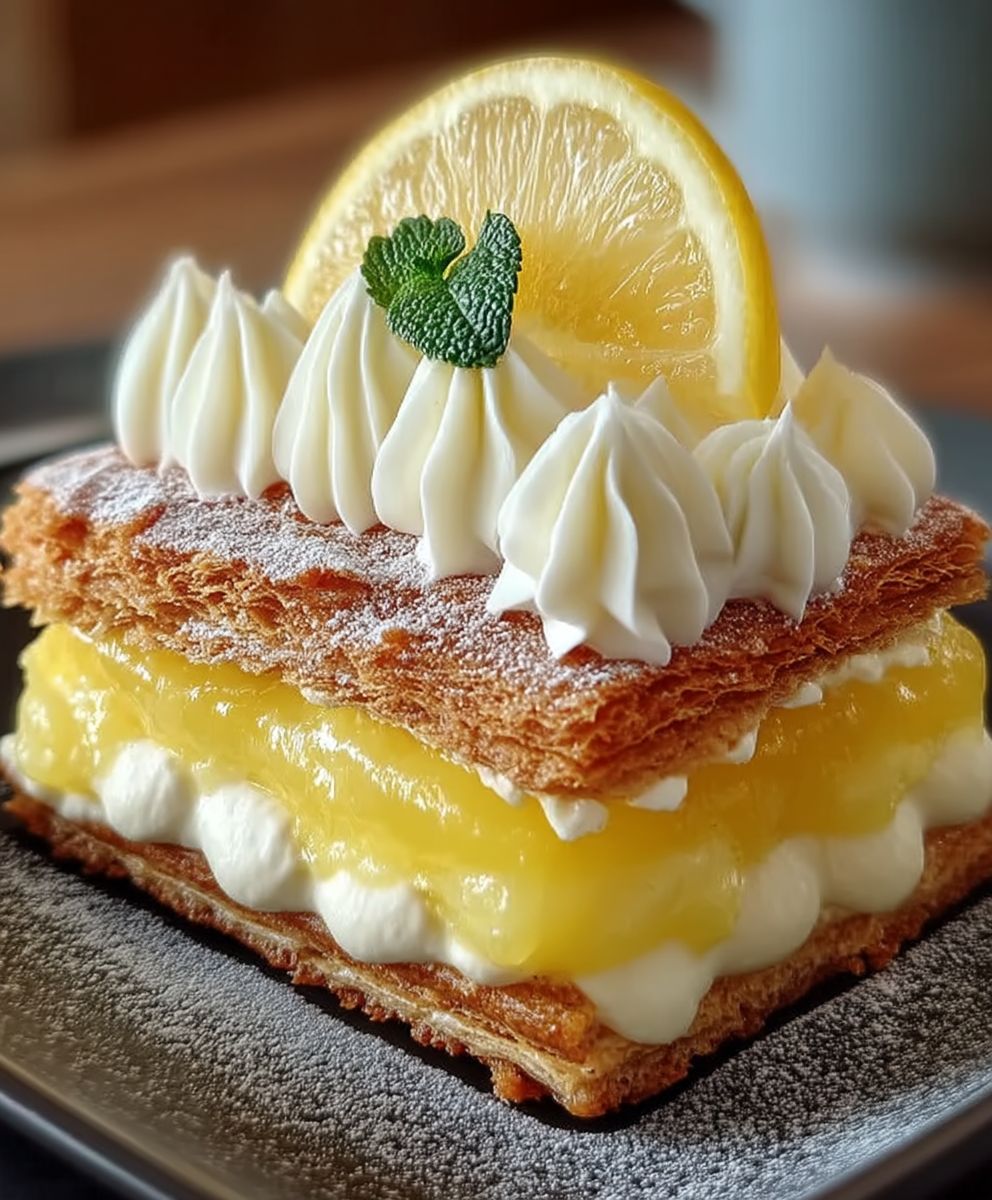 Lemon Éclair Cake