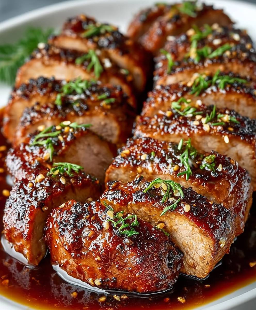 Honey Garlic Pork Tenderloin