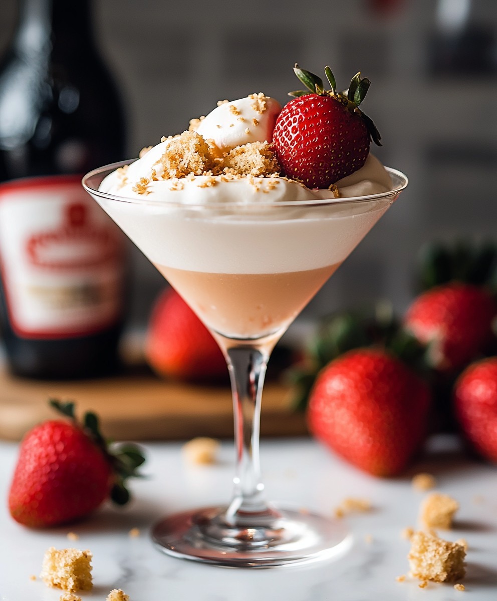 Strawberry Shortcake Martini