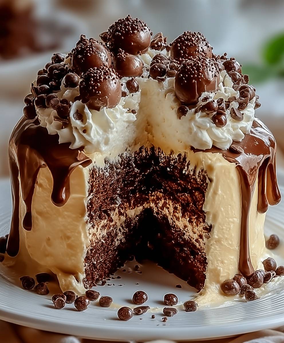 Chocolate Overload Explosion Cake