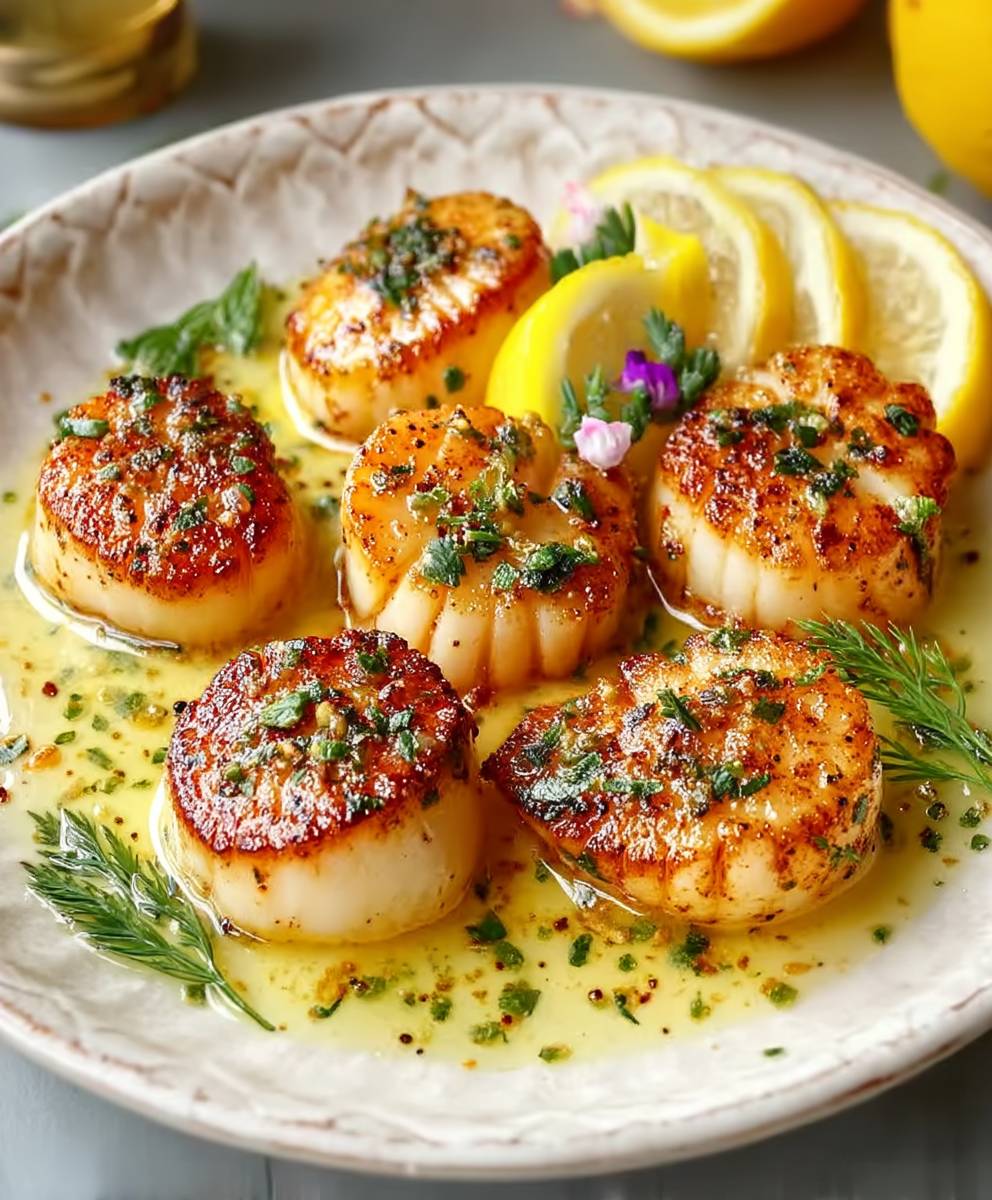 Lemon Butter Scallops