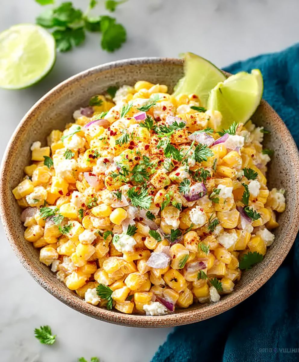 Mexican street corn salad