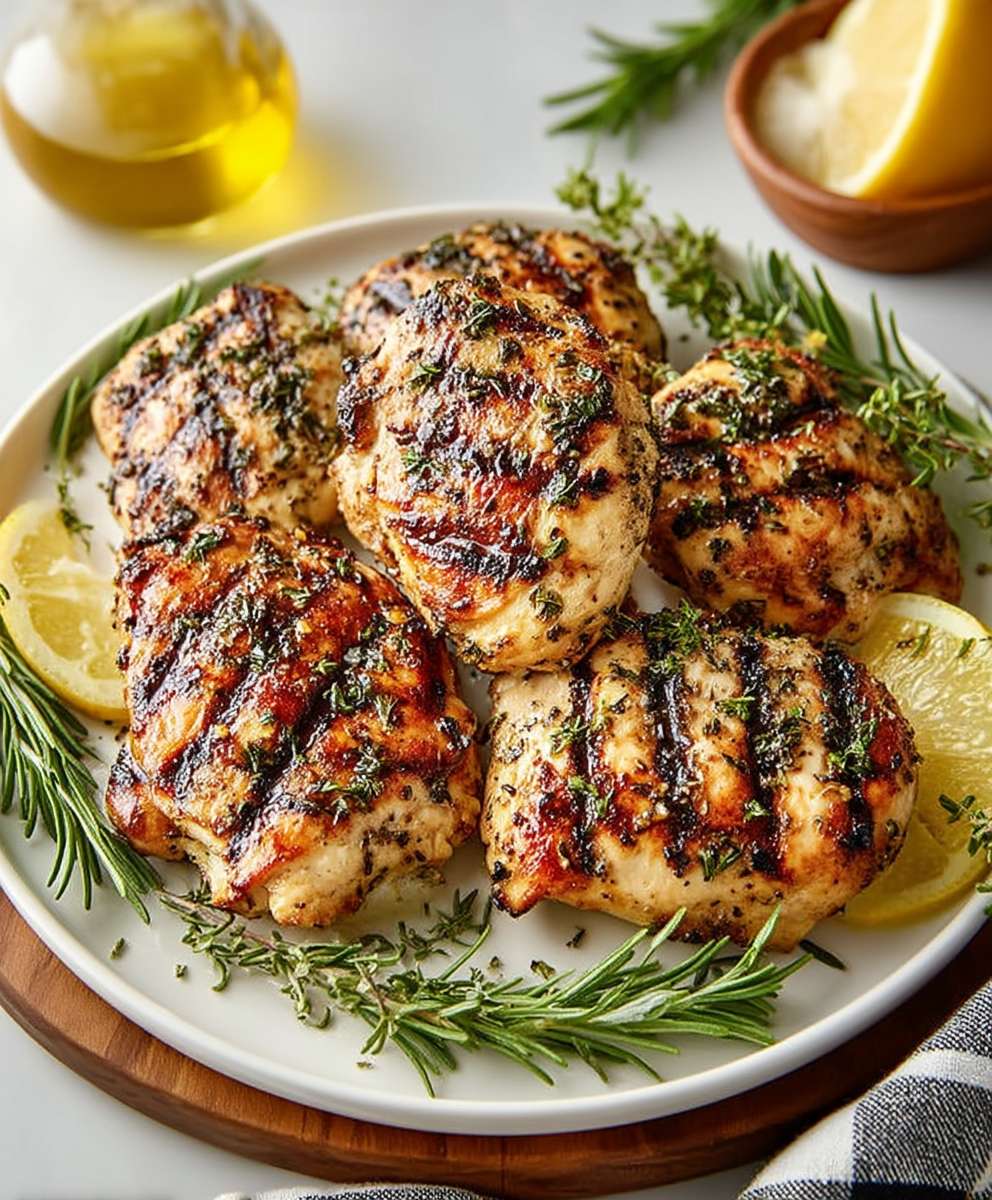 Rosemary lemon grilled chicken