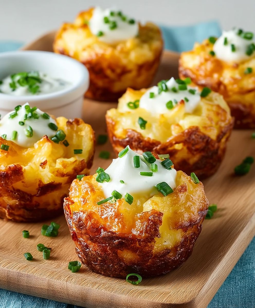 Cheesy Mashed Potato Puffs