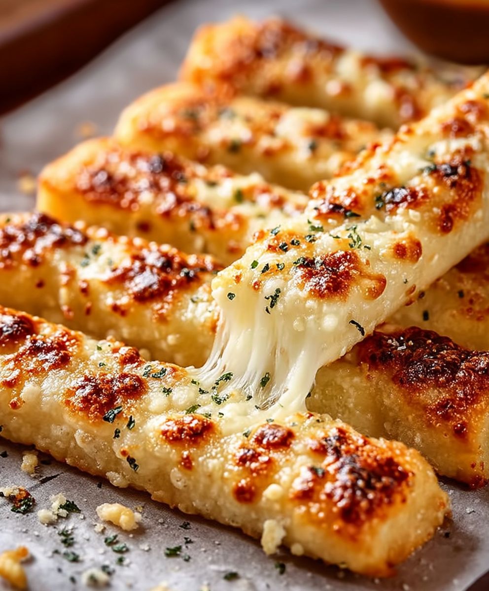 Cheesy Garlic Breadsticks
