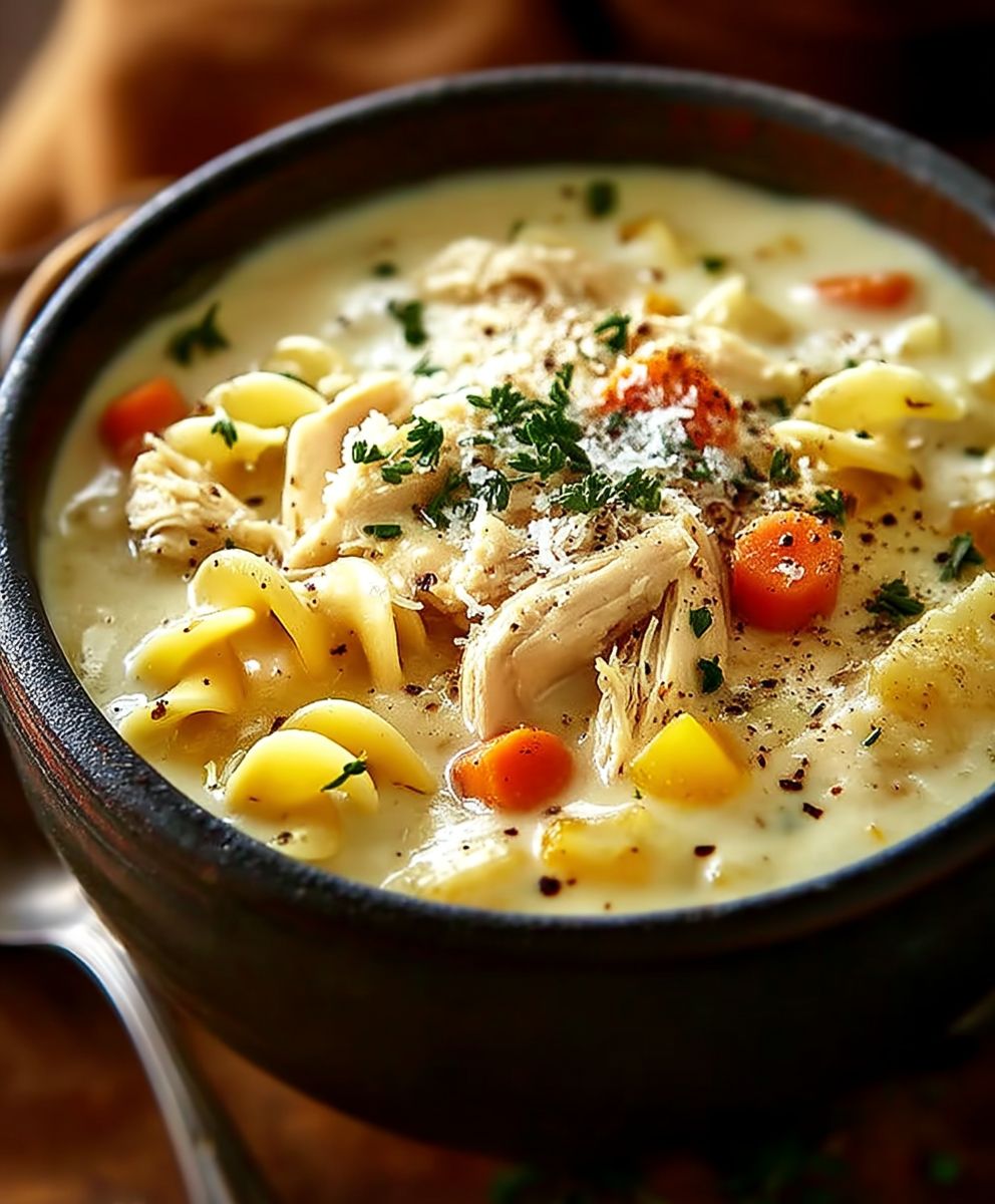 Creamy Chicken Noodle Soup